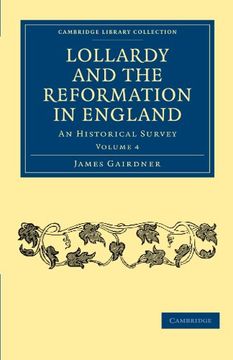 portada Lollardy and the Reformation in England 4 Volume Paperback Set: Lollardy and the Reformation in England: An Historical Survey: Volume 4 (Cambridge. And Irish History, 15Th & 16Th Centuries) (en Inglés)