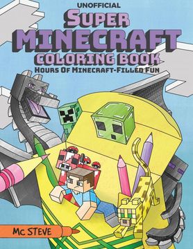 portada Super Minecraft Coloring Book