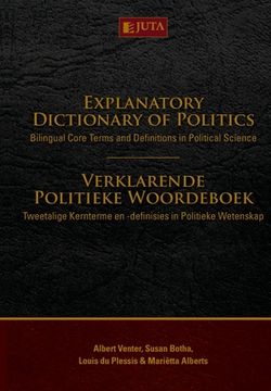 portada Explanatory Dictionary of Politics: Bilingual core terms and definitions in political science (en Inglés)
