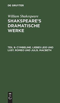 portada Cymbeline. Liebes Leid und Lust. Romeo und Julis. Macbeth 