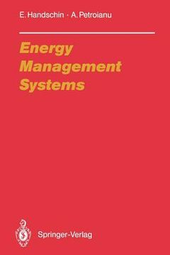 portada energy management systems: operation and control of electric energy transmission systems (en Inglés)