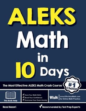 portada ALEKS Math in 10 Days: The Most Effective ALEKS Math Crash Course