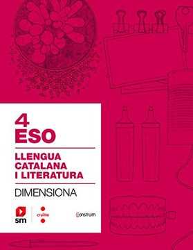 portada Quadern Llengua Catalana i Literatura. 4 Eso. Dimensiona. Construïm (en Catalá)