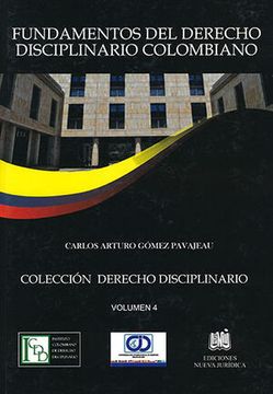portada Fundamentos del Derecho Disciplinario Colombiano Vol.4