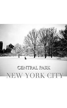 portada Central Park new York City Winter Wonderland Blank Journal (en Inglés)