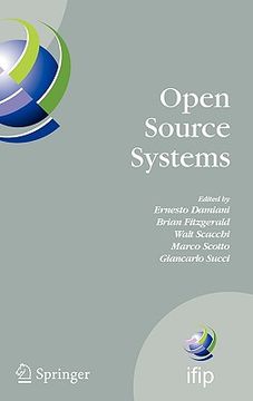 portada open source systems: ifip working group 2.13 foundation on open source software, june 8-10, 2006, como, italy (en Inglés)