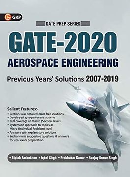 portada Gate 2020 - Aerospace Engineering - 13 Years'Section-Wise Solved Paper 2007-19 