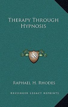 portada therapy through hypnosis (in English)