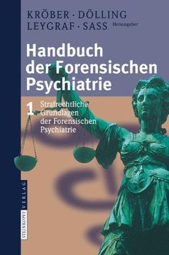 portada Handbuch Der Forensischen Psychiatrie: Band 1: Strafrechtliche Grundlagen Der Forensischen Psychiatrie (en Alemán)