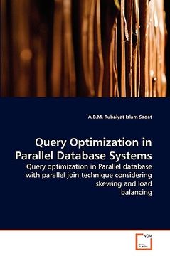 portada query optimization in parallel database systems (en Inglés)