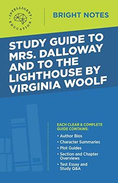 portada Study Guide to Mrs. Dalloway and to the Lighthouse by Virginia Woolf 