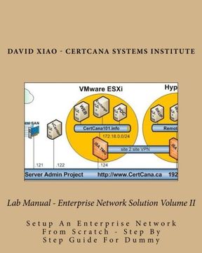 portada Lab Manual - Enterprise Network Solution Volume ii: Setup an Enterprise Network From Scratch - Step by Step Guide for Dummy (en Inglés)