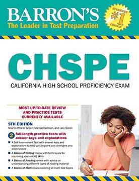 portada Barron's Chspe, 9th Edition: California High School Proficiency Exam (in English)