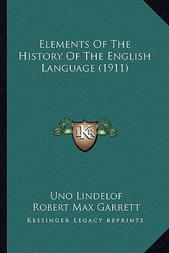 portada elements of the history of the english language (1911)