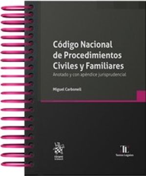portada Código nacional de procedimientos civiles y familiares  Anotado y con apéndice jurisprudencial