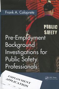 portada Pre-Employment Background Investigations for Public Safety Professionals (en Inglés)