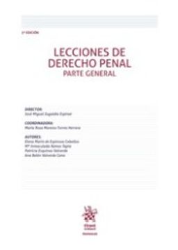 portada Lecciones de Derecho Penal Parte General 3ª Edición 2016