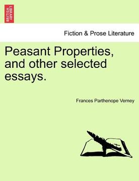 portada peasant properties, and other selected essays. (in English)