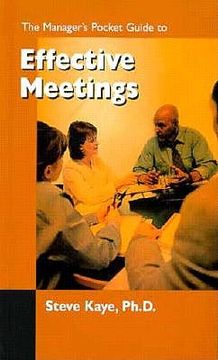 portada the managers pocket guide to effective meetings (in English)