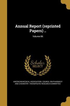 portada Annual Report (reprinted Papers) ..; Volume 06 (in English)