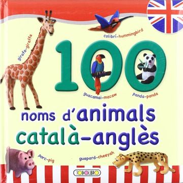 portada 100 noms d'animals català-anglès (Primera biblioteca infantil)