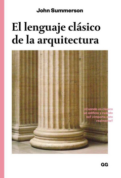 portada El Lenguaje Clásico de la Arquitectura