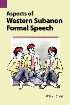 portada aspects of western subanon formal speech (en Inglés)