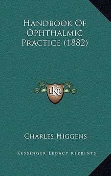 portada handbook of ophthalmic practice (1882) (en Inglés)