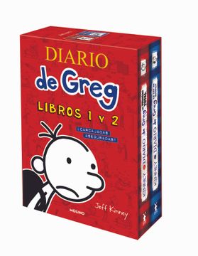 portada Diario de Greg. Libros 1 y 2 (Edición Estuche Con: Un Pringao Total | la ley de Rodrick): Carcajadas Aseguradas! (in Spanish)