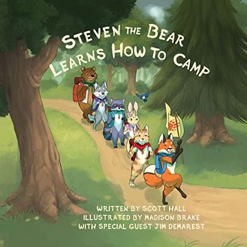 portada Steven the Bear Learns How to Camp (en Inglés)