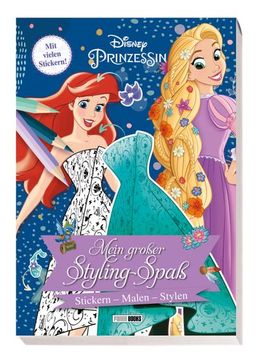portada Disney Prinzessin: Mein Großer Styling-Spaß: Stickern, Malen, Stylen (in German)