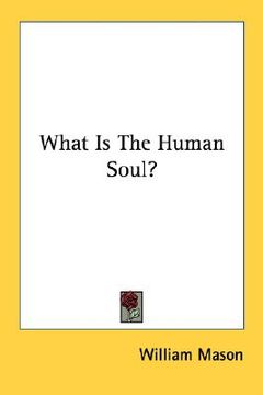 portada what is the human soul? (en Inglés)