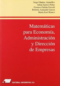 portada Matematicas para economia,administracion y direccion de empresas