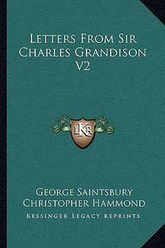 portada letters from sir charles grandison v2 (en Inglés)