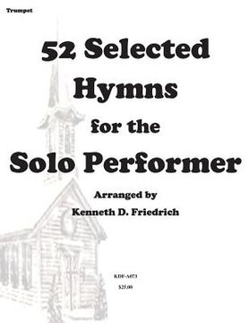 portada 52 Selected Hymns for the Solo Performer-trumpet version (en Inglés)