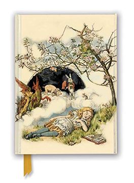 portada British Library: Alice Asleep, From Alice'S Adventures in Wonderland (Foiled Journal) (Flame Tree Notebooks) (in English)