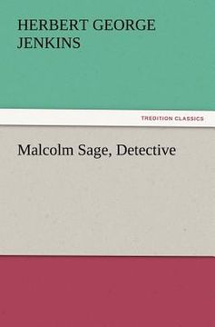 portada malcolm sage, detective (in English)