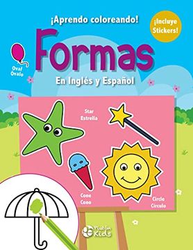 portada Formas: En Inglés y Español (¡ Aprendo Coloreando! ) (in Spanish)