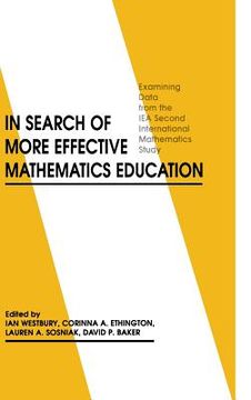 portada in search of more effective mathematics education: examining data from the iea second international mathematics study (in English)