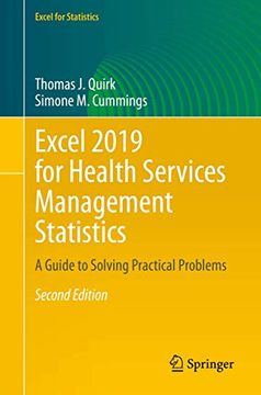 portada Excel 2019 for Health Services Management Statistics: A Guide to Solving Practical Problems (en Inglés)
