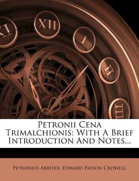portada petronii cena trimalchionis: with a brief introduction and notes... (en Inglés)