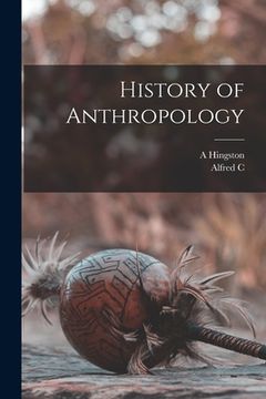 portada History of Anthropology (in English)