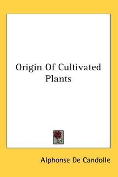 portada origin of cultivated plants (in English)