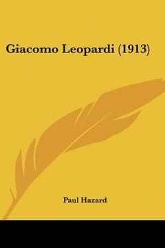 portada giacomo leopardi (1913)