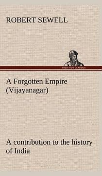 portada a forgotten empire (vijayanagar): a contribution to the history of india (en Inglés)