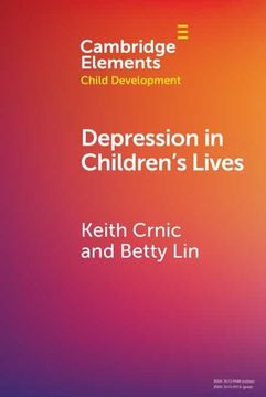 portada Depression in Children'S Lives (Elements in Child Development) (en Inglés)