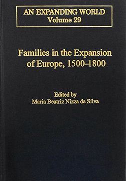 portada Families in the Expansion of Europe,1500-1800 (an Expanding World: The European Impact on World History, 1450 to 1800)