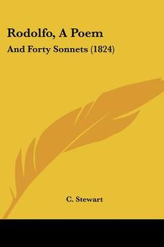 portada rodolfo, a poem: and forty sonnets (1824) (en Inglés)