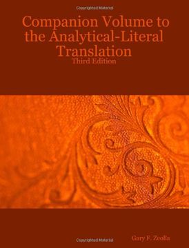 portada Companion Volume to the Analytical-Literal Translation: Third Edition (in English)