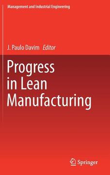 portada Progress in Lean Manufacturing (en Inglés)